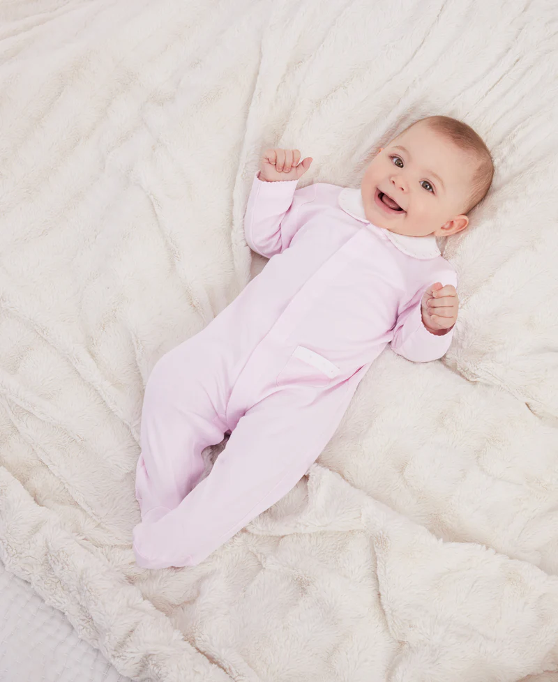 New Beginnings Pink Footie Collar