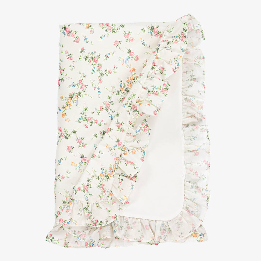 BABYGROW GIRL FLORAL BLANKET