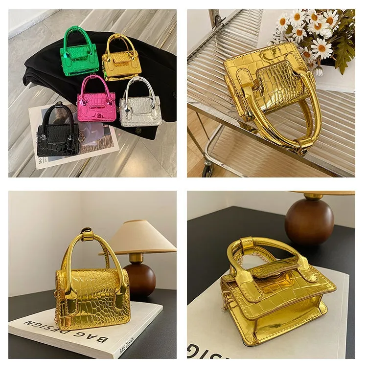 KIDS CROCODILE PATTERN MINI BAG - Image 2