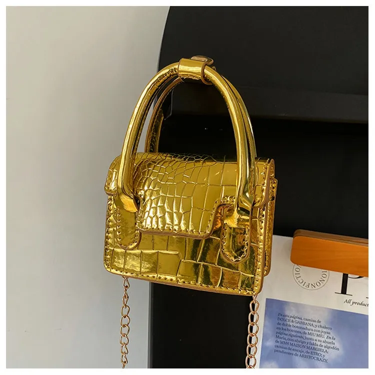 KIDS CROCODILE PATTERN MINI BAG - Image 4